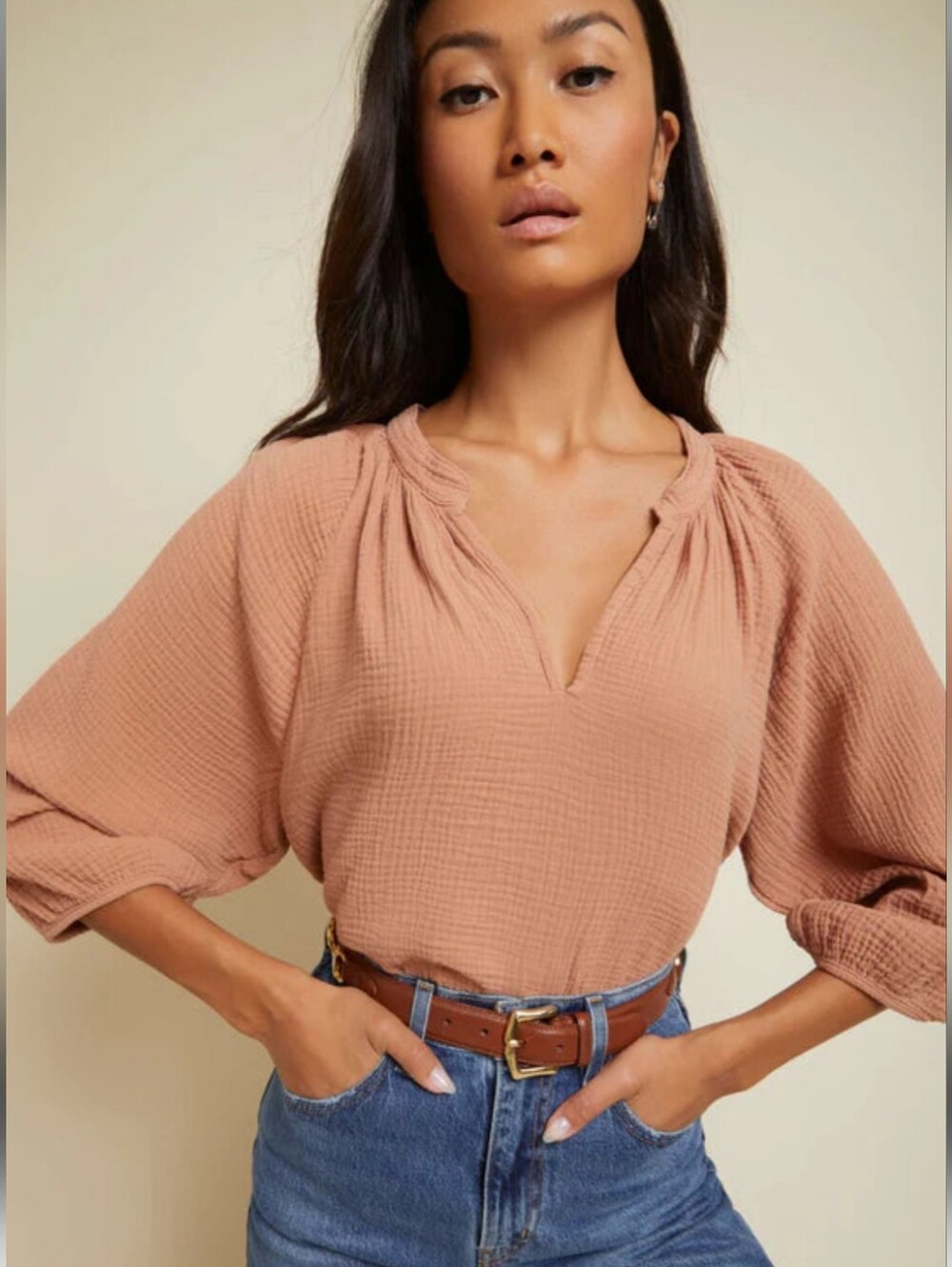 Nation LTD Mimi Gauze Blouse
